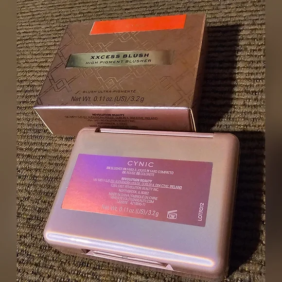XX By Revolution XXcess Blush Cynic High Pigmented Full Size 3.2g New In Box - Picture 6 of 7